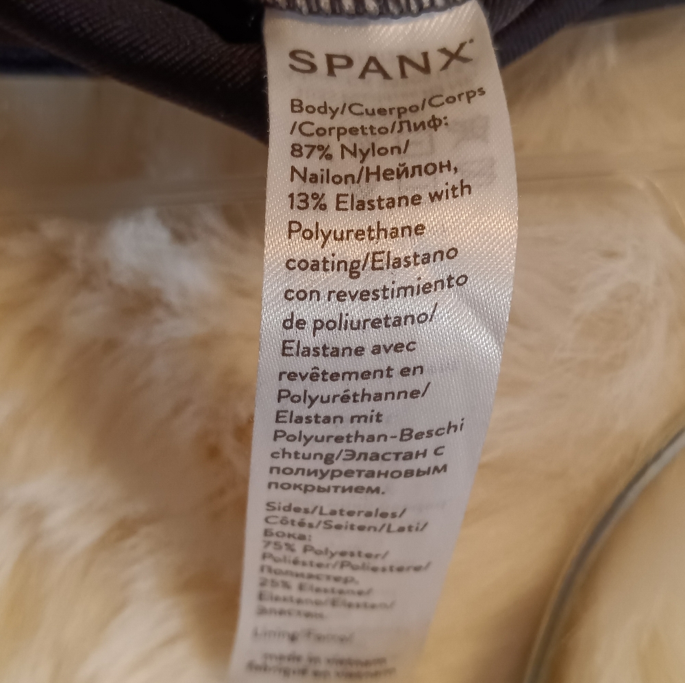 Spanx Black Compression Pants Shiny - image 7